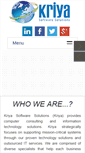 Mobile Screenshot of kriyasoftware.com